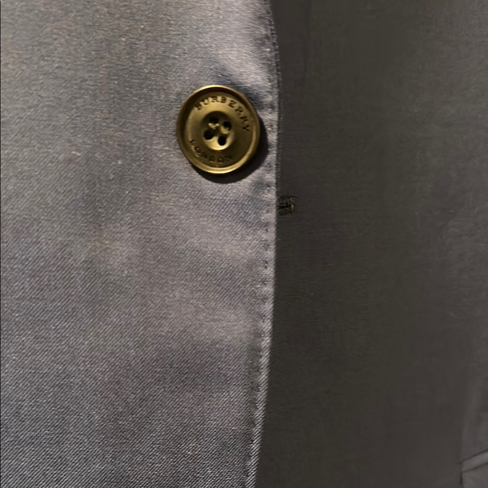 Burberry Blue Sport Coat - Picture 9 of 15